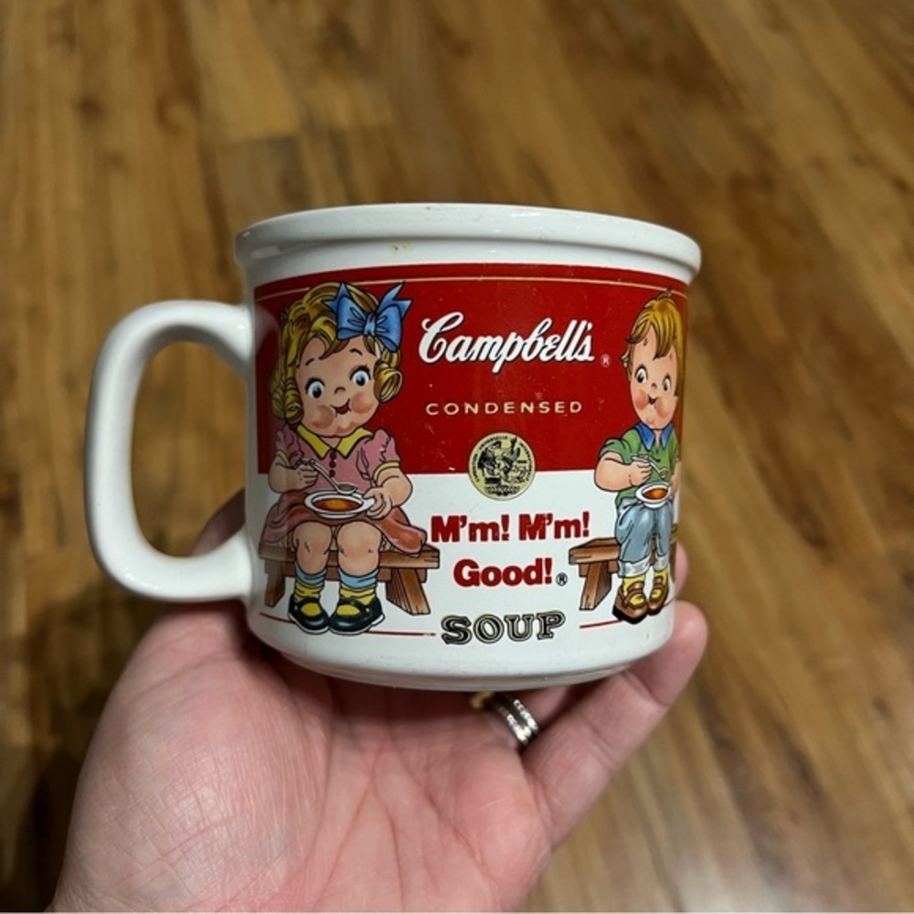 Vintage 1999 Ceramic Campbell's Chicken Noodle‎ Soup Bowl Mug Cup  Westwood Kids